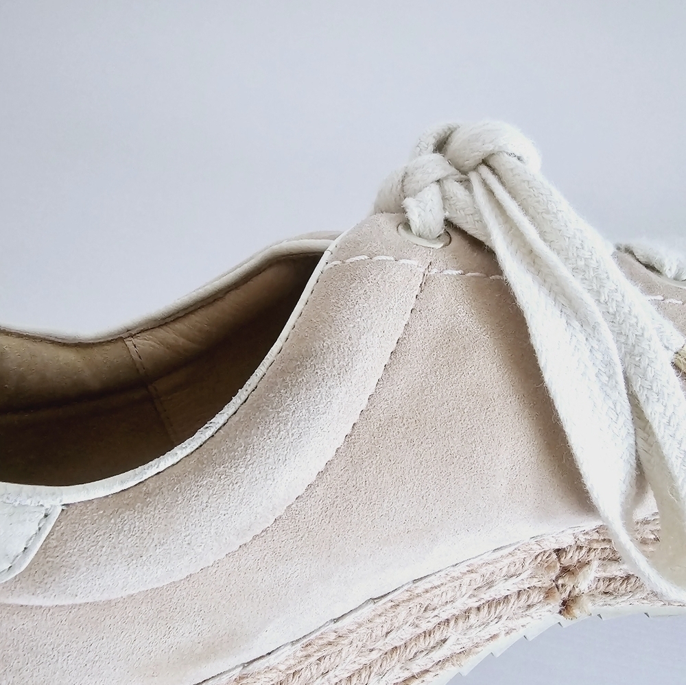 Joie Dabna Suede Platform Espadrille Wedge Sneaker Women's Size 39 - Picture 11 of 15